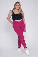 Load image into Gallery viewer, Plus V Waist Full Length Leggings
