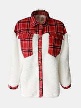 Load image into Gallery viewer, Fuzzy Button Up Long Sleeve Jacket
