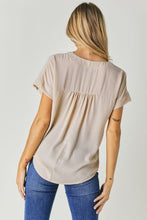 Load image into Gallery viewer, V-Neck Dolman Sleeve Solid Basic Top
