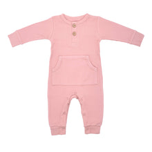 Load image into Gallery viewer, Baby Ribbed Playsuit with Pockets
