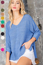 Load image into Gallery viewer, CREW NECK KNIT SWEATER
