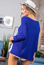 Load image into Gallery viewer, CREW NECK KNIT SWEATER
