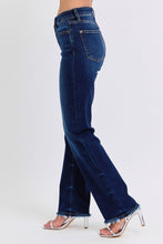 Load image into Gallery viewer, Judy Blue Full Size Raw Hem Straight Leg Jeans
