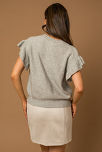 Load image into Gallery viewer, Ruffle Sleeve Knit Top
