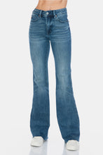 Load image into Gallery viewer, Judy Blue Full Size Tummy Control Cut Hem Flare Jeans
