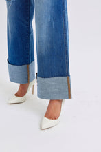 Load image into Gallery viewer, Judy Blue Full Size Distressed High Waist Wide Leg Jeans
