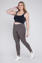 Load image into Gallery viewer, Plus V Waist Full Length Leggings
