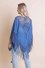 Load image into Gallery viewer, Crochet Medallion Tassel Kimono
