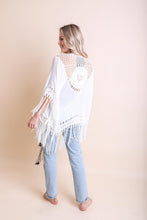 Load image into Gallery viewer, Crochet Medallion Tassel Kimono
