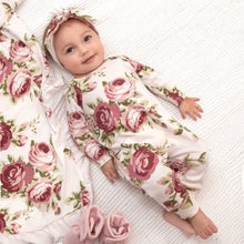 Load image into Gallery viewer, Baby Girl&#39;s Rose Cotton Romper
