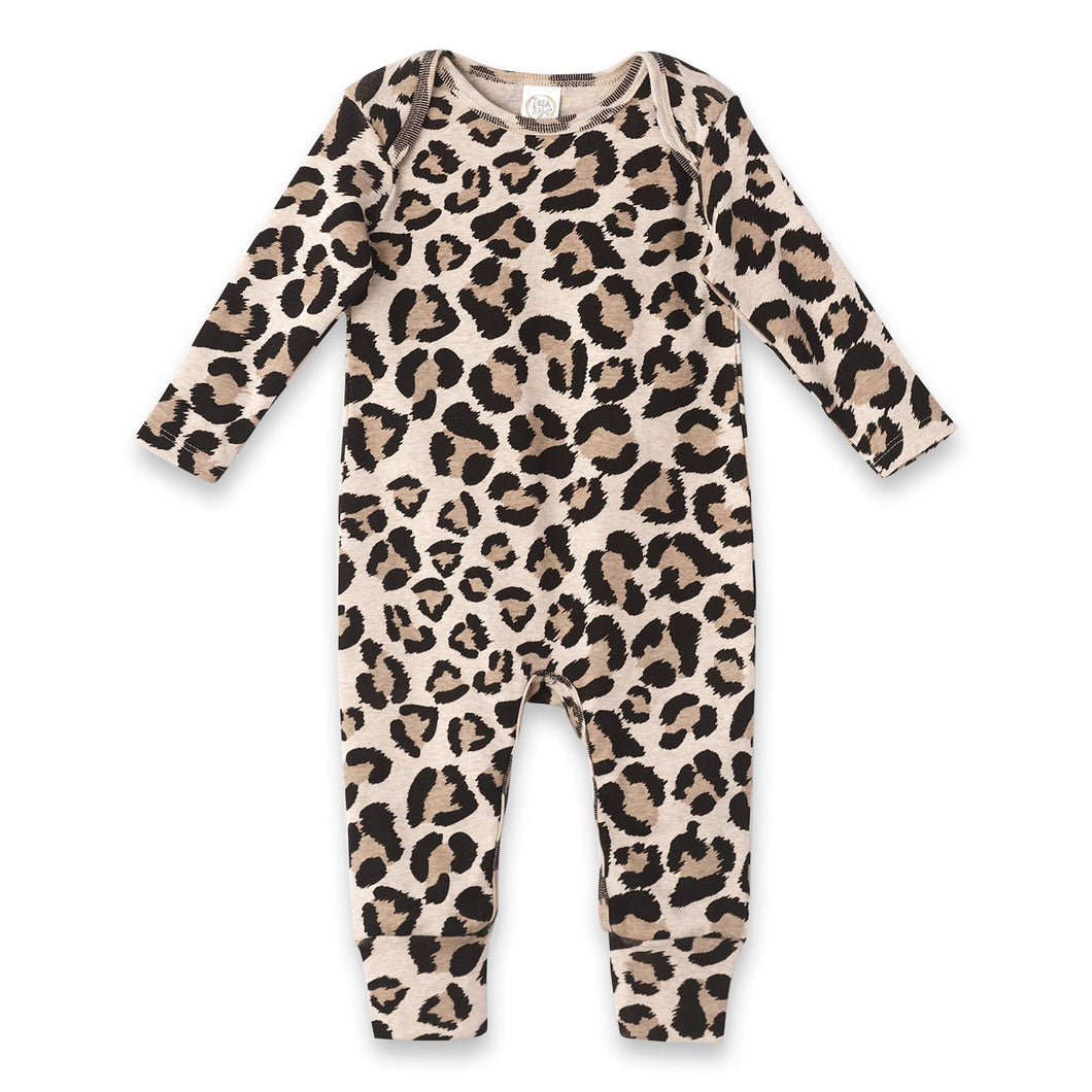 Baby Girl's Leopard Cotton Romper