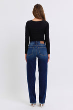 Load image into Gallery viewer, Judy Blue Full Size Raw Hem Straight Leg Jeans
