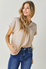 Load image into Gallery viewer, V-Neck Dolman Sleeve Solid Basic Top
