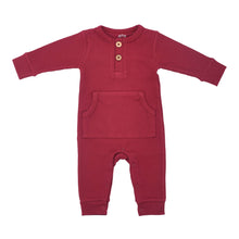 Load image into Gallery viewer, Baby Ribbed Playsuit with Pockets
