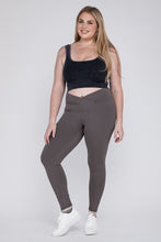 Load image into Gallery viewer, Plus V Waist Full Length Leggings
