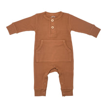 Load image into Gallery viewer, Baby Ribbed Playsuit with Pockets
