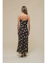 Load image into Gallery viewer, Floral Square Neck Long Sleeve Midi Dress
