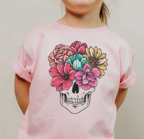 Sugar Skull Kids Graphic Tee