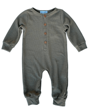 Load image into Gallery viewer, Marshall Button Front Jumpsuit - Coffee
