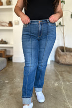 Load image into Gallery viewer, Judy Blue Full Size High Waist Front Seam Detail Straight Jeans
