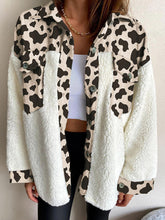 Load image into Gallery viewer, Fuzzy Button Up Long Sleeve Jacket
