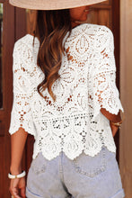 Load image into Gallery viewer, Lace Crochet Blouse
