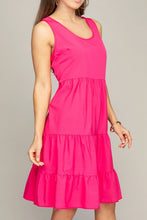 Load image into Gallery viewer, sleeveless tiered dress
