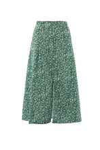 Load image into Gallery viewer, Floral midi skirt with slit
