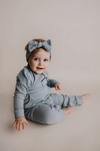 Load image into Gallery viewer, Baby Ribbed Playsuit with Pockets
