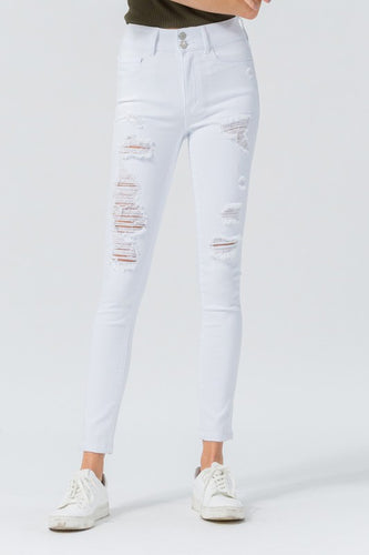 VERVET by Flying Monkey white jeans - Believe Inspire Beauty 