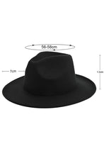 Load image into Gallery viewer, Black brim hat - Believe Inspire Beauty 
