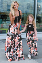 Load image into Gallery viewer, GIRL&#39;S FLORAL MAXI DRESS freeshipping - Believe Inspire Beauty
